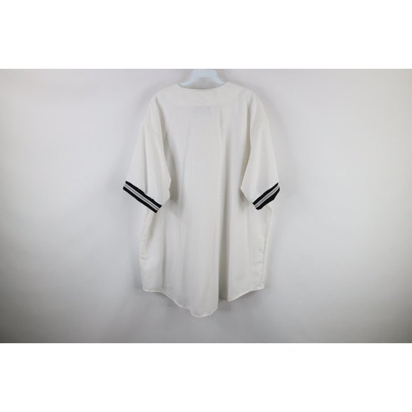 Vintage 90s Majestic Mens 2XL XXL Chicago White Sox Baseball Jersey White USA - Picture 6 of 9
